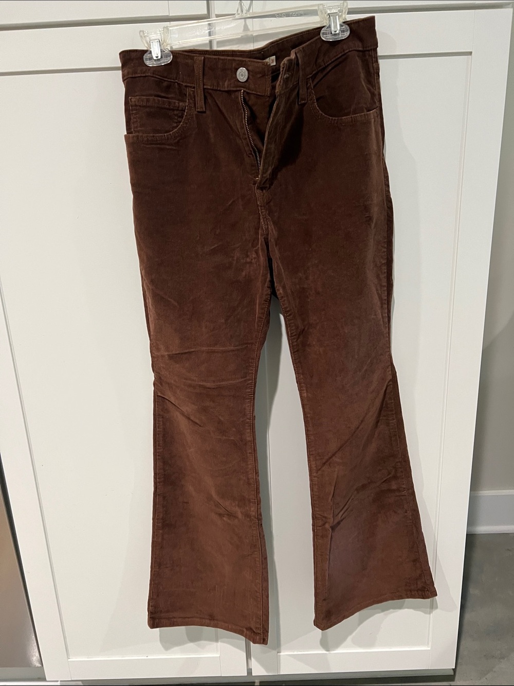 Women's Brown Corduroy Flare pants